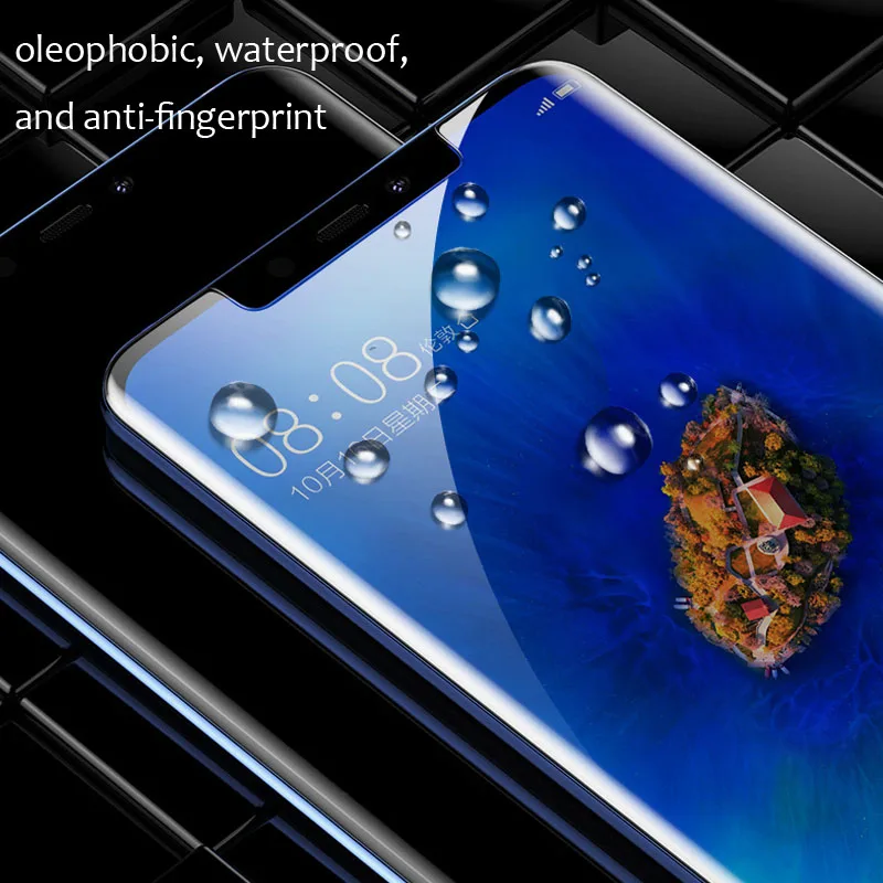 Закаленное стекло премиум класса для Huawei Mate 20 Pro защита экрана полное покрытие