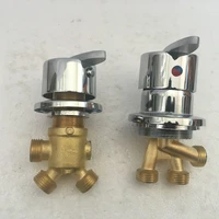 mttuzk brass bathtub hot and cold mixing faucet split jacuzzi faucet liner cylinder side sitting 4 hole faucet mixer accessories