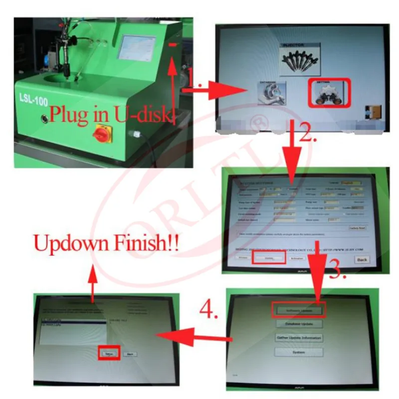 Common Rail Injector Test Bench Tester for Bosch Delphi Denso Siemens LSL - 100 110v/220v |