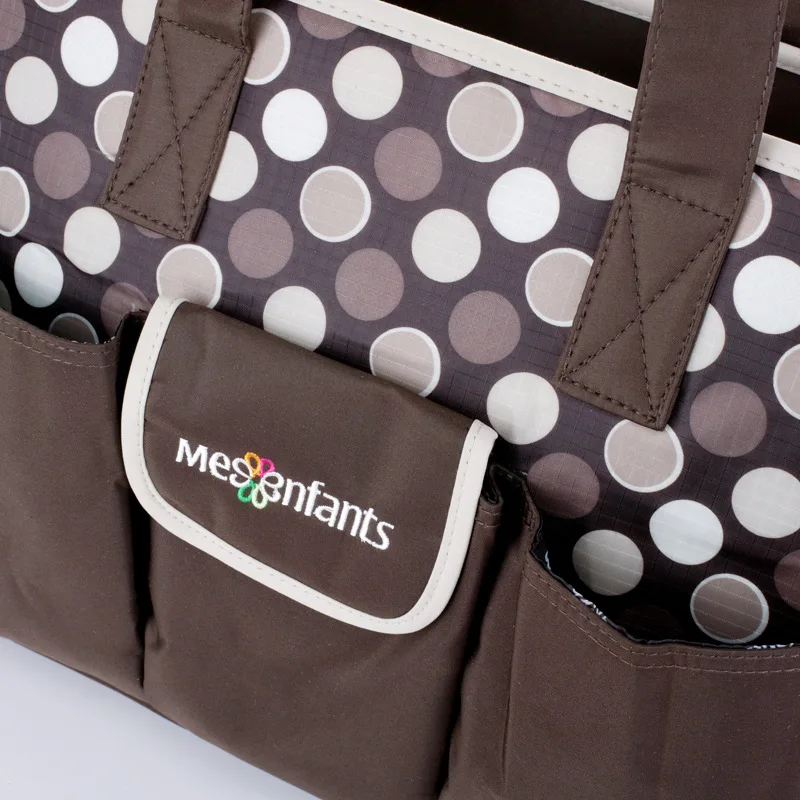 Сумка для детских подгузников в горошек 2 шт./компл.|multifunction diaper bag|nappy bagsdiaper bag |