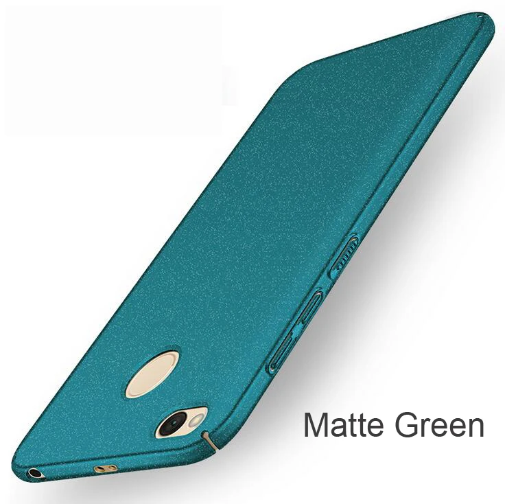 Matte Green Для Xiao mi Red mi 4X чехол Red mi 4X чехол Vpower Роскошный ультра тонкий жесткий защитный чехол из поликарбоната для Xiao mi Red mi 4X задняя крышка для телефона - Цвет: Matte Green