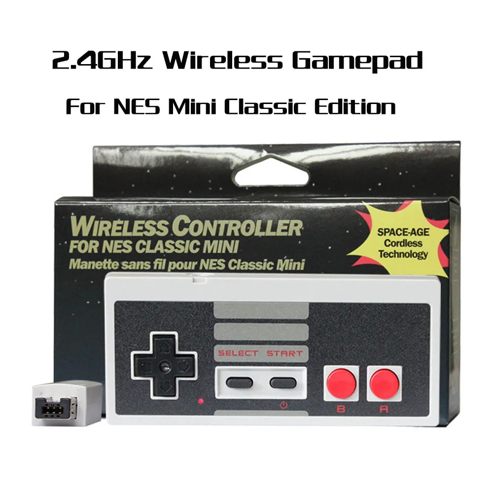 Беспроводной контроллер геймпад игровой джойстик для консоли Nintendo NES Mini Classic Edition