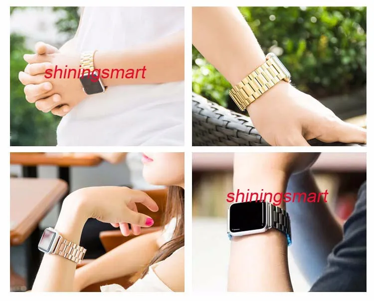 Модный ремешок из нержавеющей стали для Apple Watch/Sport/Edition 38 мм 42 мм ремешок для наручных браслетов для Apple watch Series 1, 2 и 3