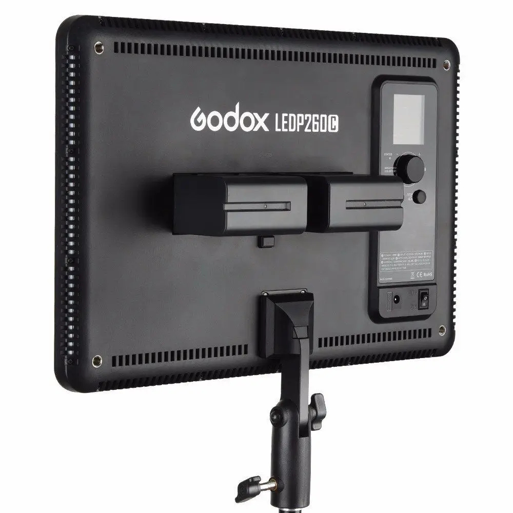 Godox LEDP260C с регулируемой яркостью 260 светодиодное Видео Освещение цветовой