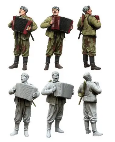1/35 смоляные фигурки Красной армии на отдыхе 1 шт. модельные наборы