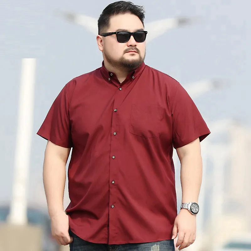 Мужские рубашки FAISIENS большие размеры 8XL 9XL 10XL 7XL 5XL 6XL недорогие летние