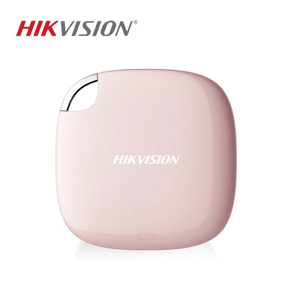HIKVISION внешний жесткий диск SSD 480GB USB 3.0 Портативный SSD Тип C для телефона ноутбука Настольный - Цвет: Pink