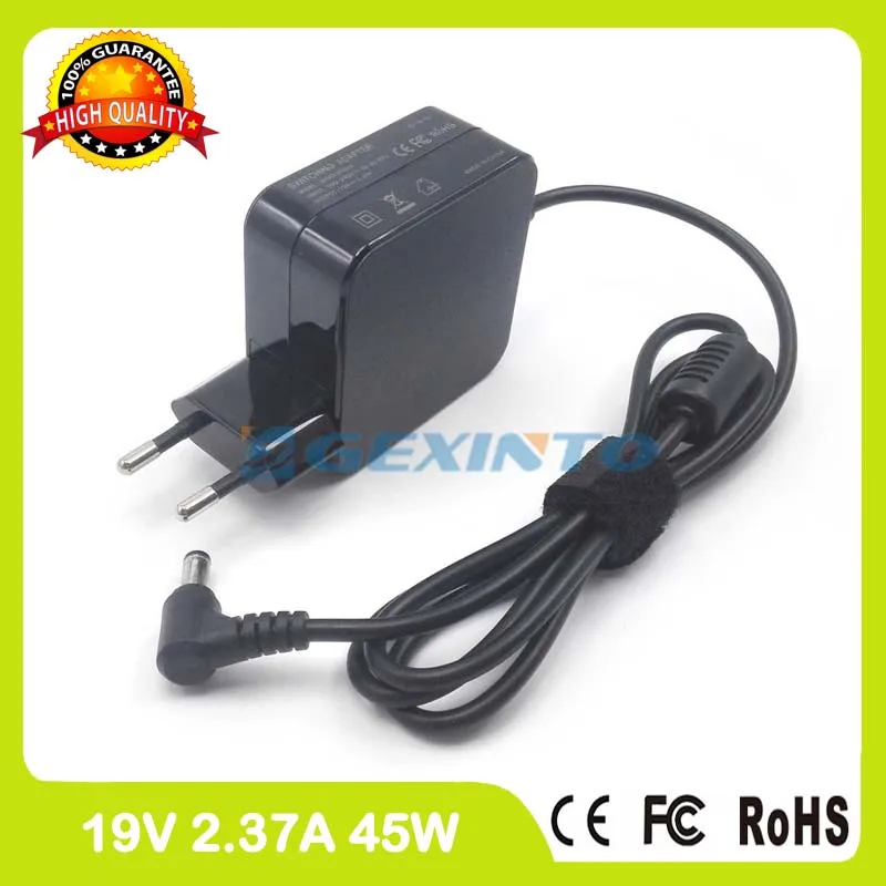 19V 2.37A 45W ноутбук адаптер переменного тока зарядное устройство для Asus D552LAV D552WA F450LA