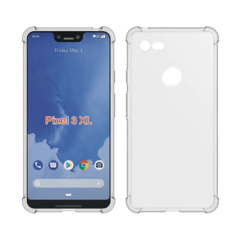 Силиконовый чехол для Google Pixel3 прозрачный телефона Xiaomi ультра тонкий чистый