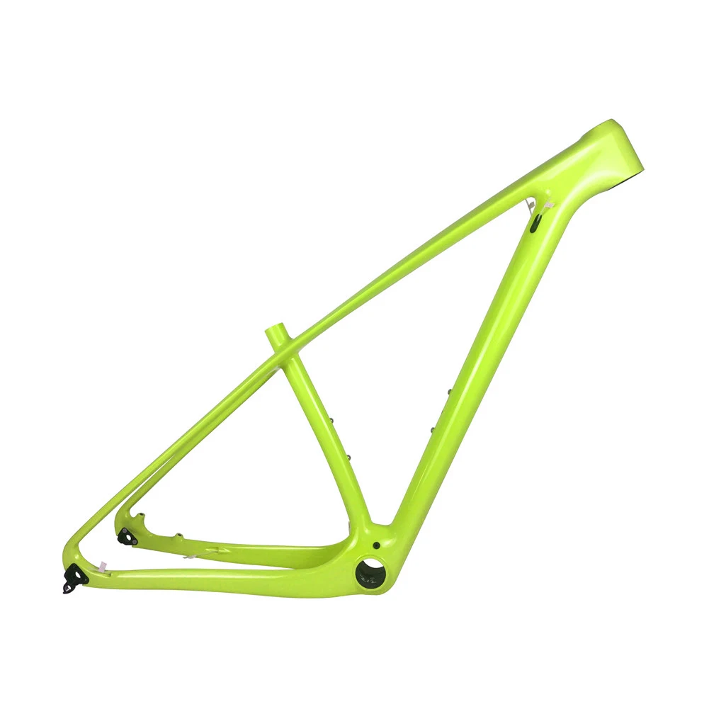 Light Yellow Color Spcycle Сверхлегкий 29er 27,5 er карбоновая MTB велосипедная Рама 650B Горный велосипед карбоновая рама совместима 142*12 мм и 135*9 мм 11 цветов - Цвет: Light Yellow Color