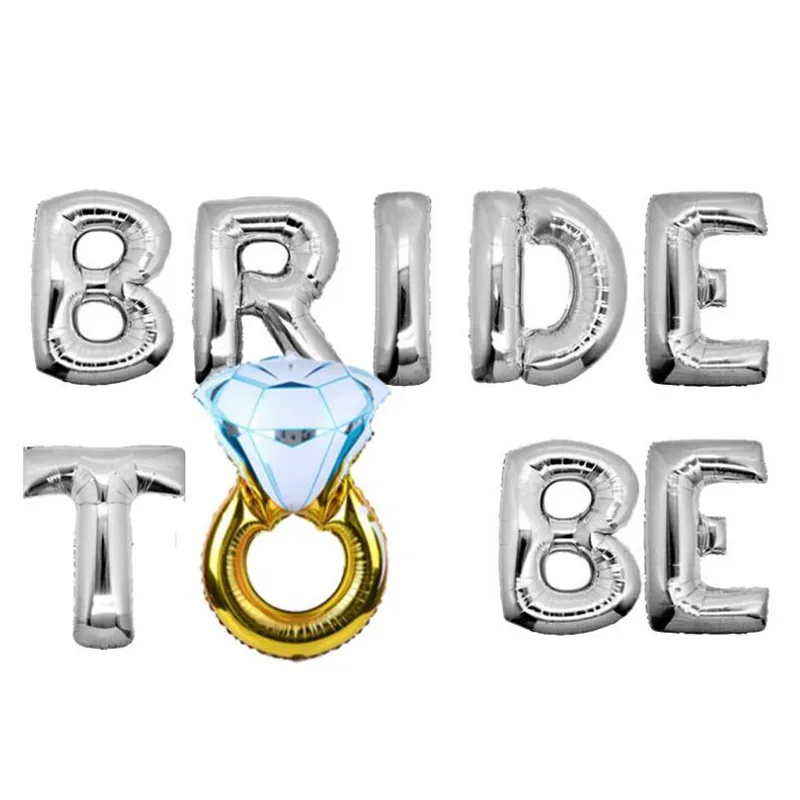 Свадебные душ 16 дюймов розовое золото буквы &quotBride To Be&quot Воздушные шары гелиевые