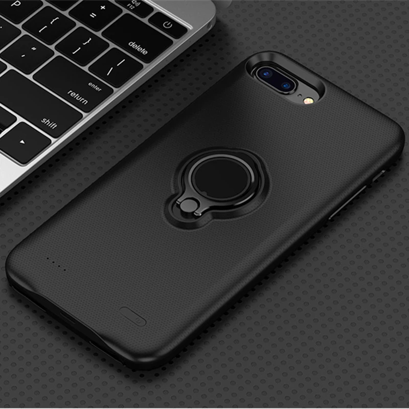 Внешний 2500/3700 мАч портативный резервный внешний аккумулятор для iPhone 7 6 6S Plus Магнитный чехол для зарядного устройства для iPhone 7 Plus 6 Plus