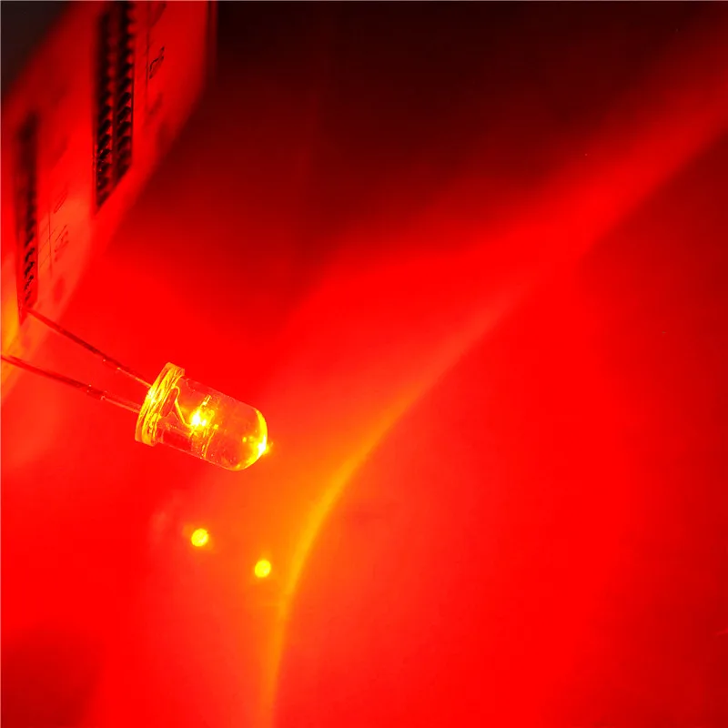 

LED light-emitting diode 5MM white hair red mouse dedicated (50pcs)