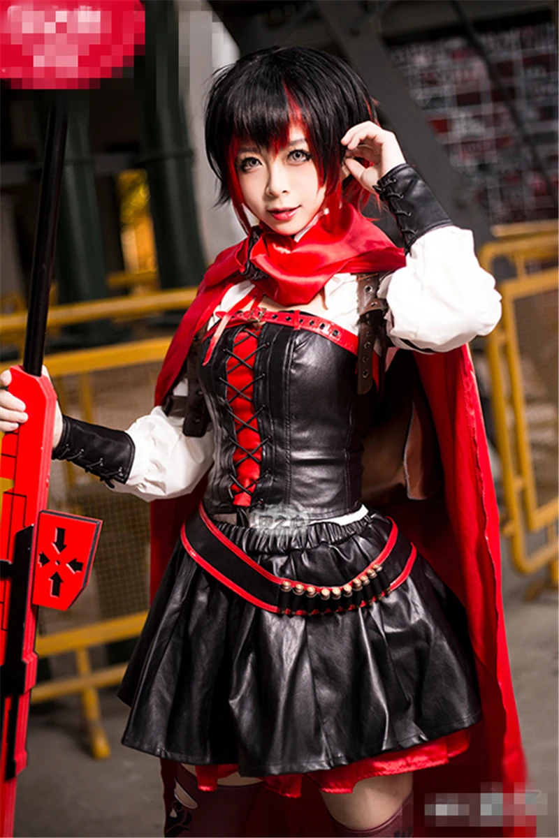 Аниме RWBY сезон 4 Рубиновая красная роза Косплей Костюм женское платье на Рождество индивидуальный заказ