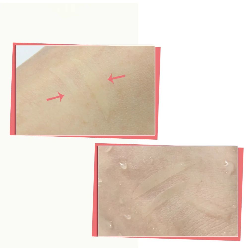 600 шт. Невидимый Двойной складывающийся стикер на тени для глаз двойные