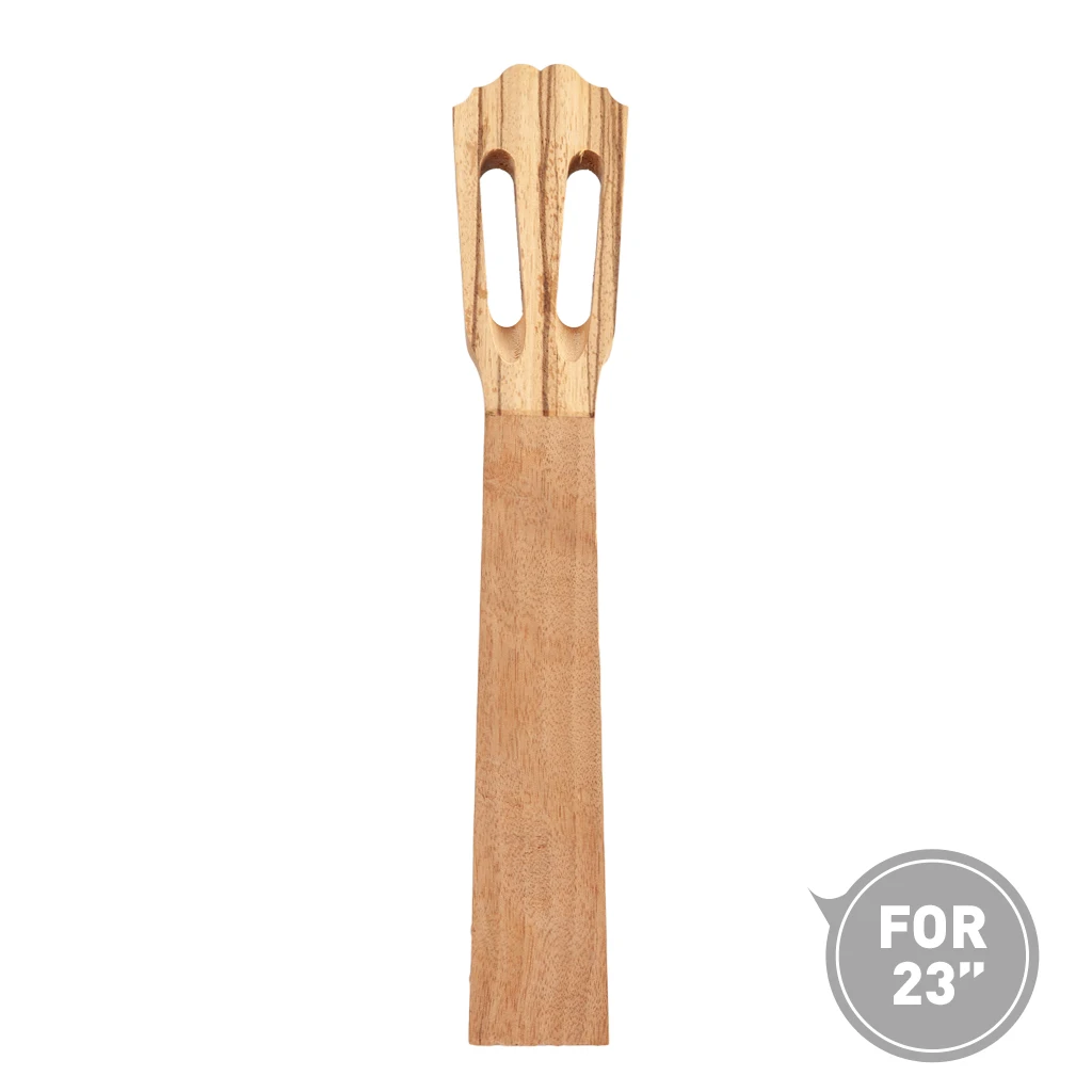 23 дюйма Классическая Гавайская Шея Zebrawood для концерта укулеле Замена DIY