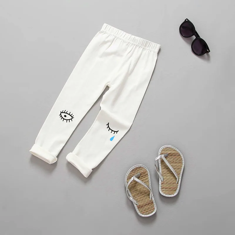 2017 дюймов моды весной новый детская одежда новорожденных девочек дикие леггинсы