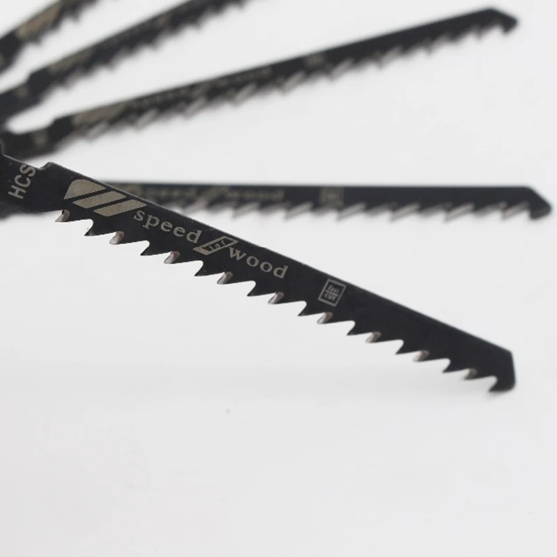 25 шт. HCS Jigsaw Blades T101D T144D T244D t-хвостовик инструмент кривой наборы для резки древесины
