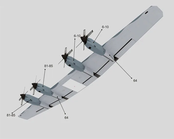 DIY 1:100 AC-130U жуткий военный корабль атака истребитель самолет бумажная модель сборка ручной работы 3D игра-головоломка DIY детская игрушка