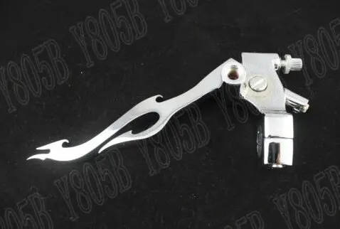 Chrome Flame 1&quot Handlebar Brake Clutch Levers Reservoir For Yamaha VStar 400 650 1100 1300 Virago Xv 250 535 750 Road Star | Автомобили