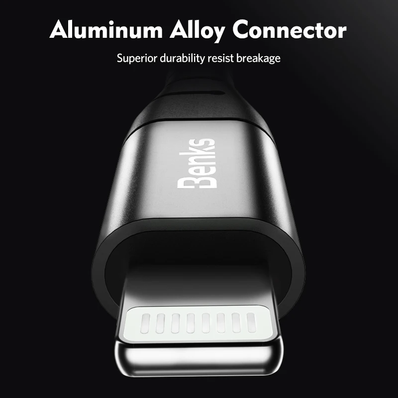 Benks M11 MFi Сертифицированный C94 USB C к Lightning Кабель PD Быстрая зарядка type шнур данных