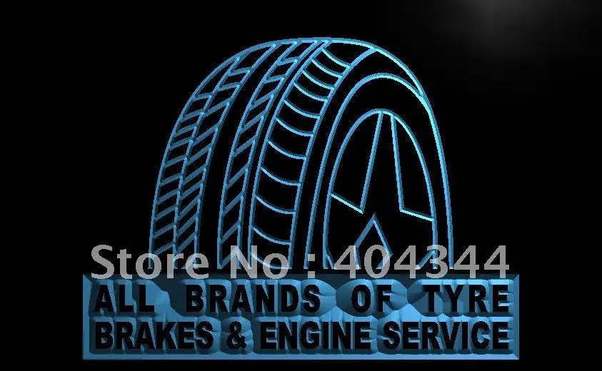

LB634- Tyre Brakes Engine Services Auto LED Neon Light Sign