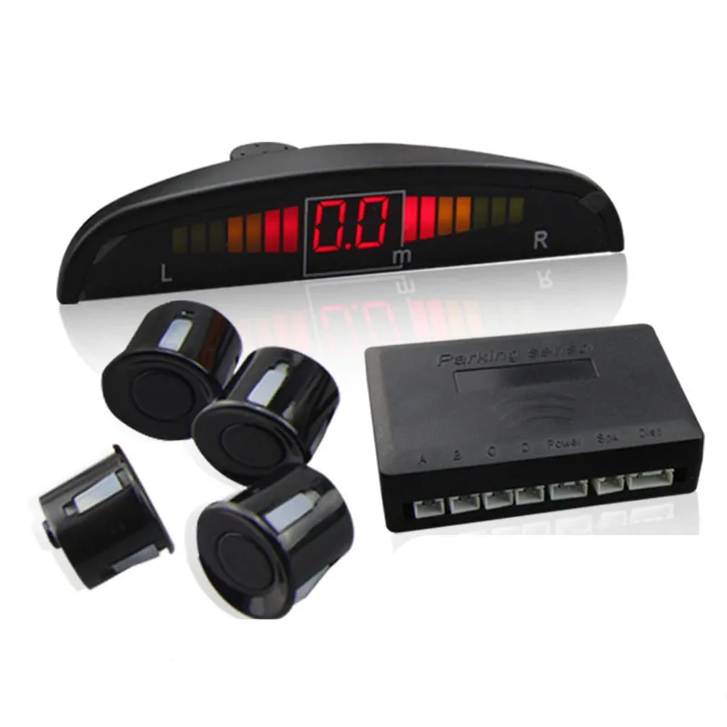 Парктроник 4 зонда заднего парковочного датчика системы датчик хода радар Белый