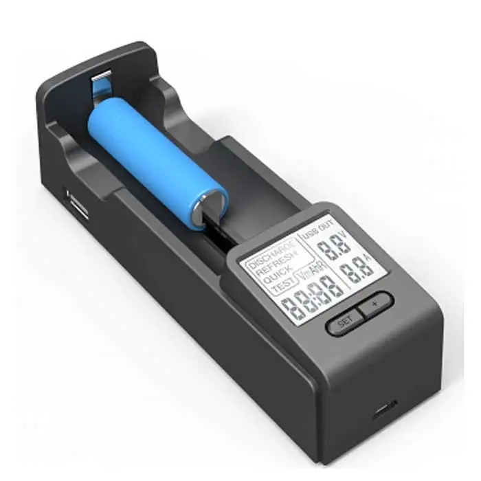 Оригинальное умное зарядное устройство Opus с ЖК дисплеем для li ion NiMh AA AAA C D 26650 18650