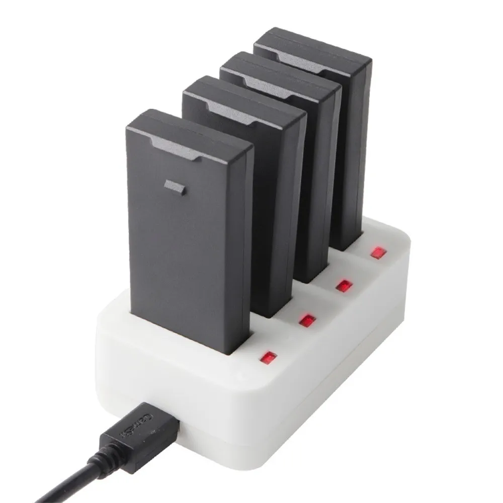 Для TELLO зарядное устройство 4в1 мульти батарея зарядный концентратор для DJI 1100 мАч