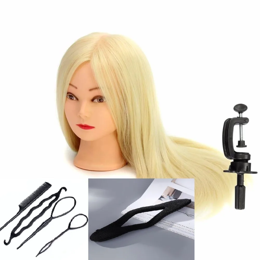 CAMMITEVER золотые волосы головы инструменты салон косметологический манекен стол