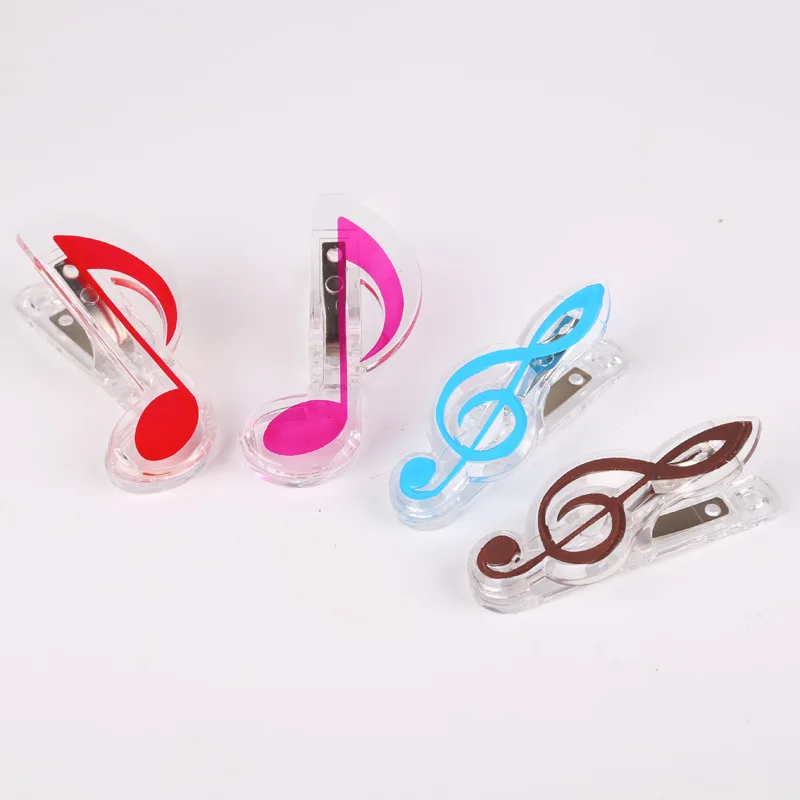 Musical Note Clips Book Page Kawaii Stationery Folder Clip Photos Tickets Notes Letter Paper | Спорт и развлечения