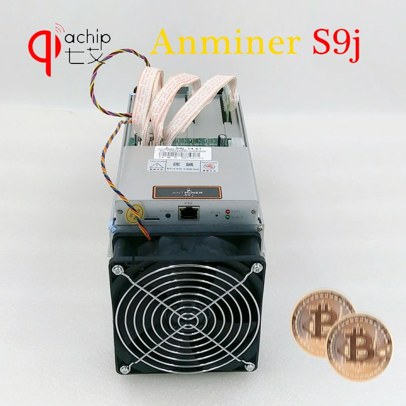 QIACHIP Antminer S9j 14TH/s майнера биткоинов (с БП) лучше чем S9 В наличии|Сетевые коммутаторы|