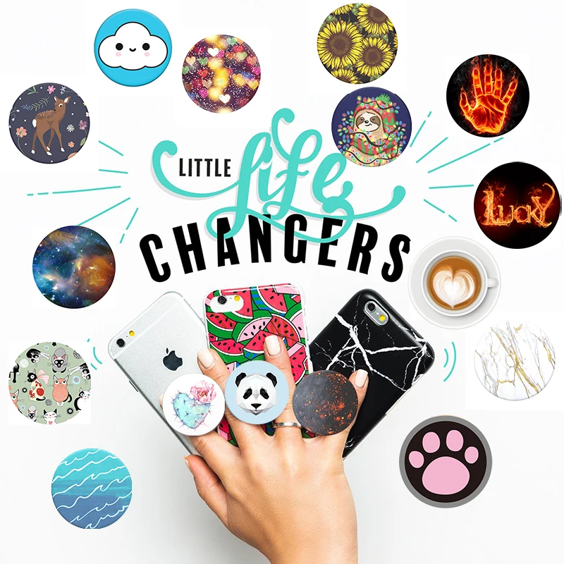 PopSoket Panda круглая карманная Розетка Держатель для мобильного телефона Pops