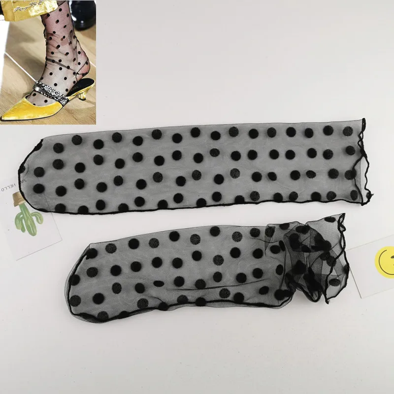 Модные блестящие тонкие сетчатые тюлевые носки прозрачные ультратонкие новые