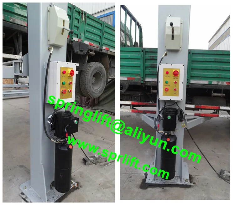 5T двухколонный автомобильный подъёмник с прозрачным полом двухшпиндельный