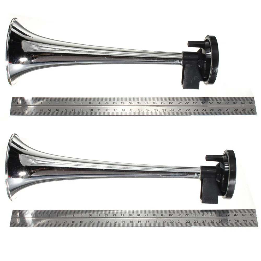 Новый универсальный пневматический гудок автомобильный 125 дБ 12 В серебряная