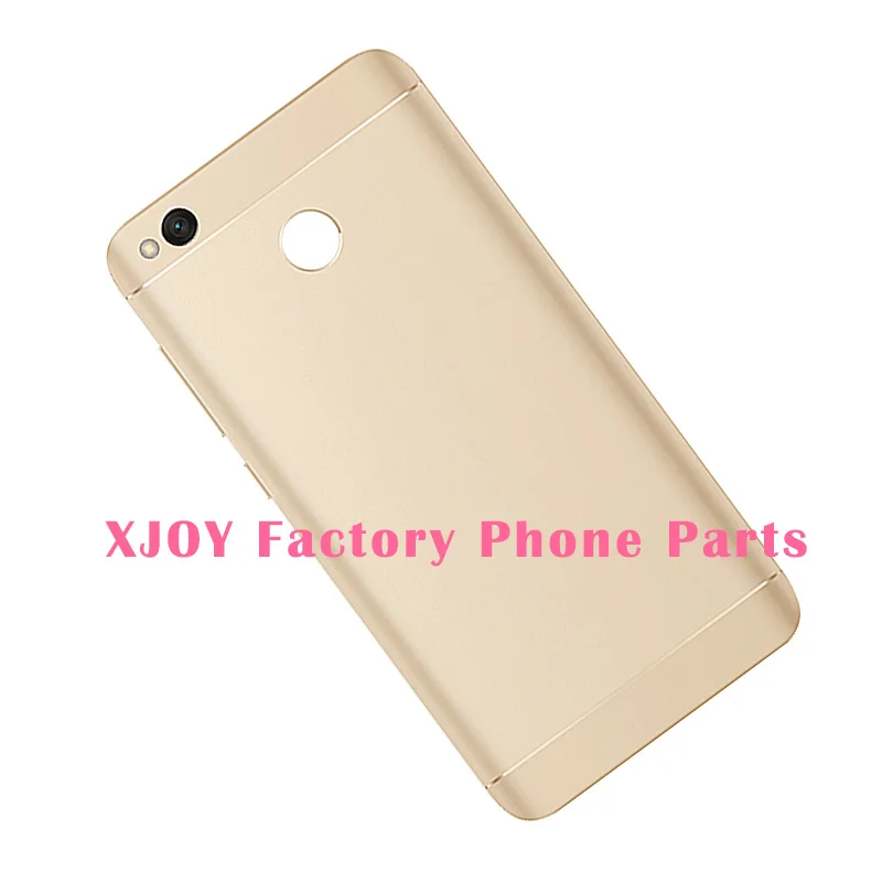 For Xiaomi Redmi 4X Back Battery Cover Metal+Camera Glass+Side Keys Rear Housing Door Case Replacement Parts | Мобильные телефоны и