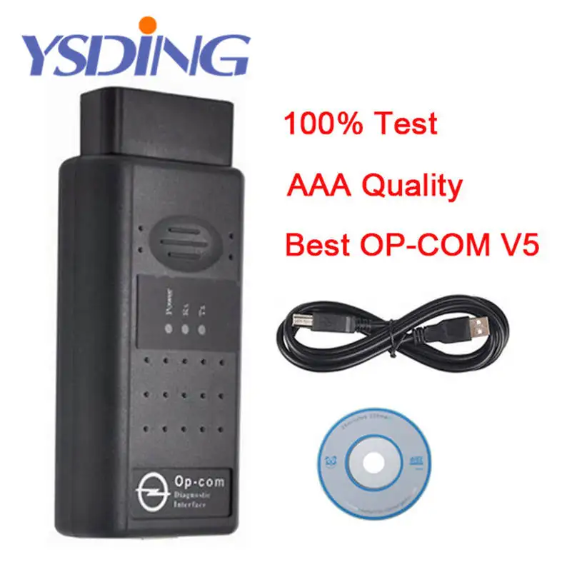 V5 OP COM с PIC18F458 CAN BUS OBD2 OPCOM диагностический инструмент в наличии для Opel Бесплатная