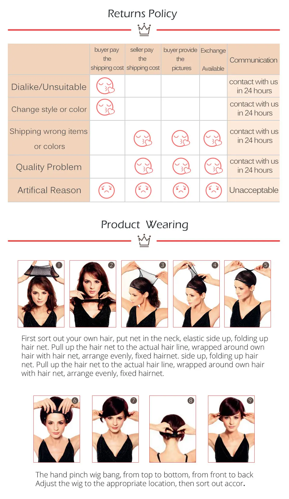 Doris beauty Ombre красный цвет синтетические короткие парики для женщин волна воды пушистые волосы черный оранжевый зеленый Косплей
