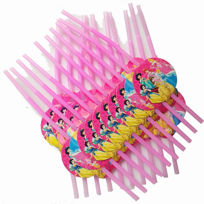 10pcs/20pcs The Cars McQueen Cartoon Disposable Straws for Kids birthday wedding Children's day party suppliers | Дом и сад