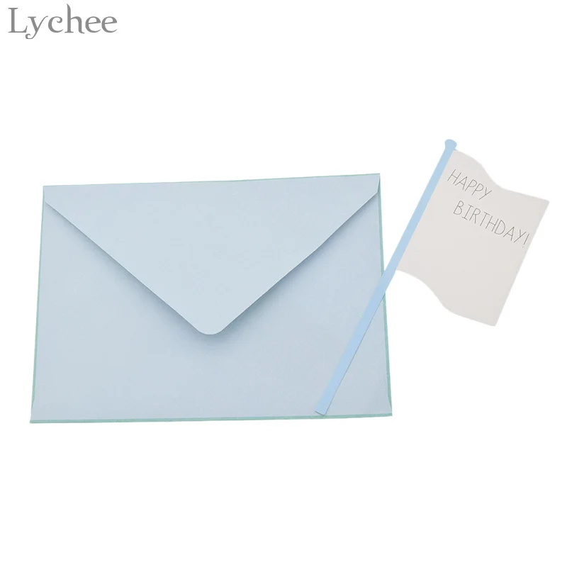 Lychee ручной работы 3D поздравительная открытка с днем рождения подарок для детей