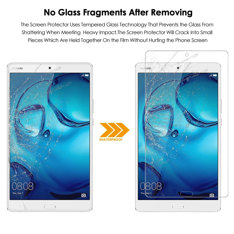 Закаленное Стекло для huawei MediaPad T3 4g, Wi-Fi, 7,0 8,0 9,6 M3 Lite 8,0 8,4 10,0 T1 701 7,0 M5 pro 8,4 10,8 Экран защитная пленка