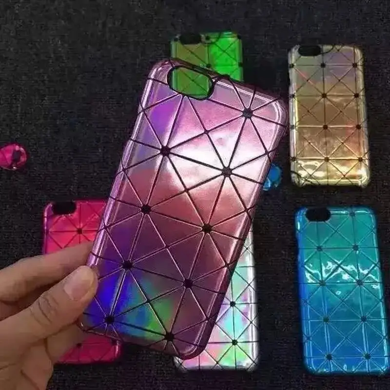Мода марка алмаз Issey Miyake чехол для iphone6 6 s плюс splus тпу мягкие полосы задняя