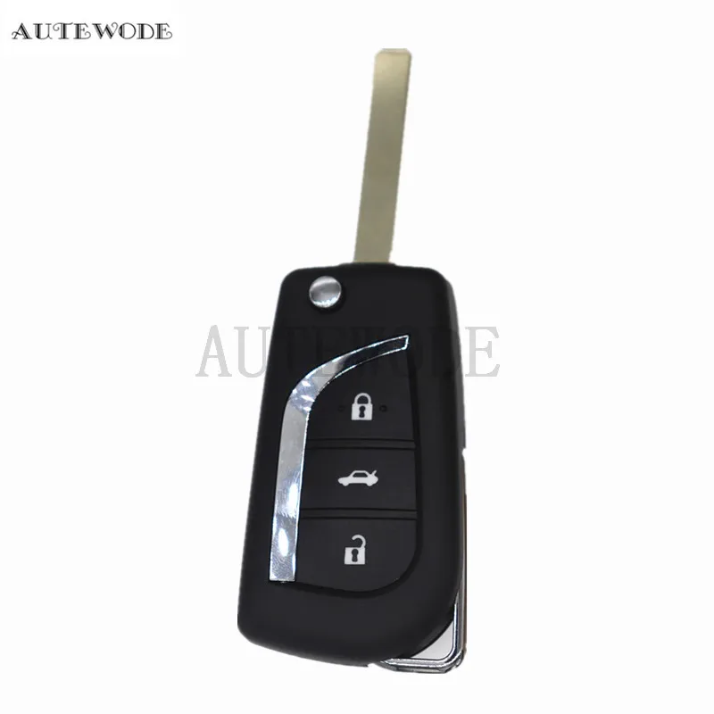 Чехол для дистанционного ключа AUTEWODE Toyota Levin Camry Reiz Highlander Corolla 2/3 чехол с откидной