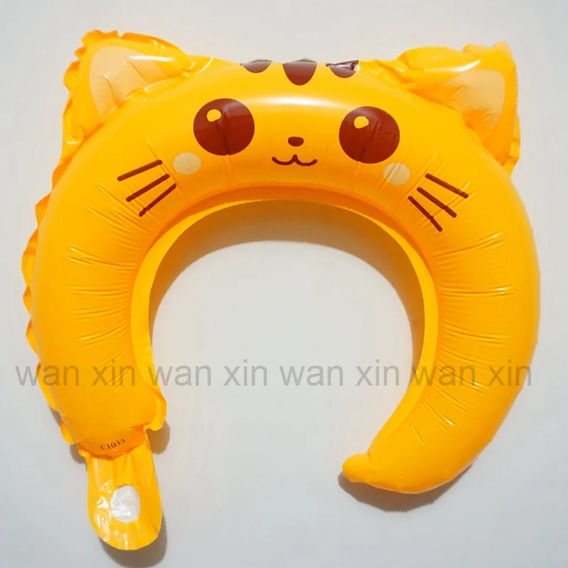 20pc head cat 20 шт/лот) оголовье фольги Воздушные шары животные корова Тигр Микки День рождения воздушные шары Детские игрушки для животных вечерние воздушные шары - Цвет: 20pc head cat