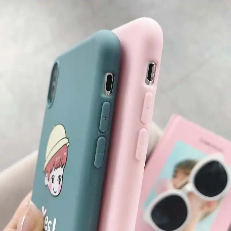 HOKEJ Модный мягкий силиконовый чехол высокого качества для iPhone 6 7 8 Plus X XS XR Max