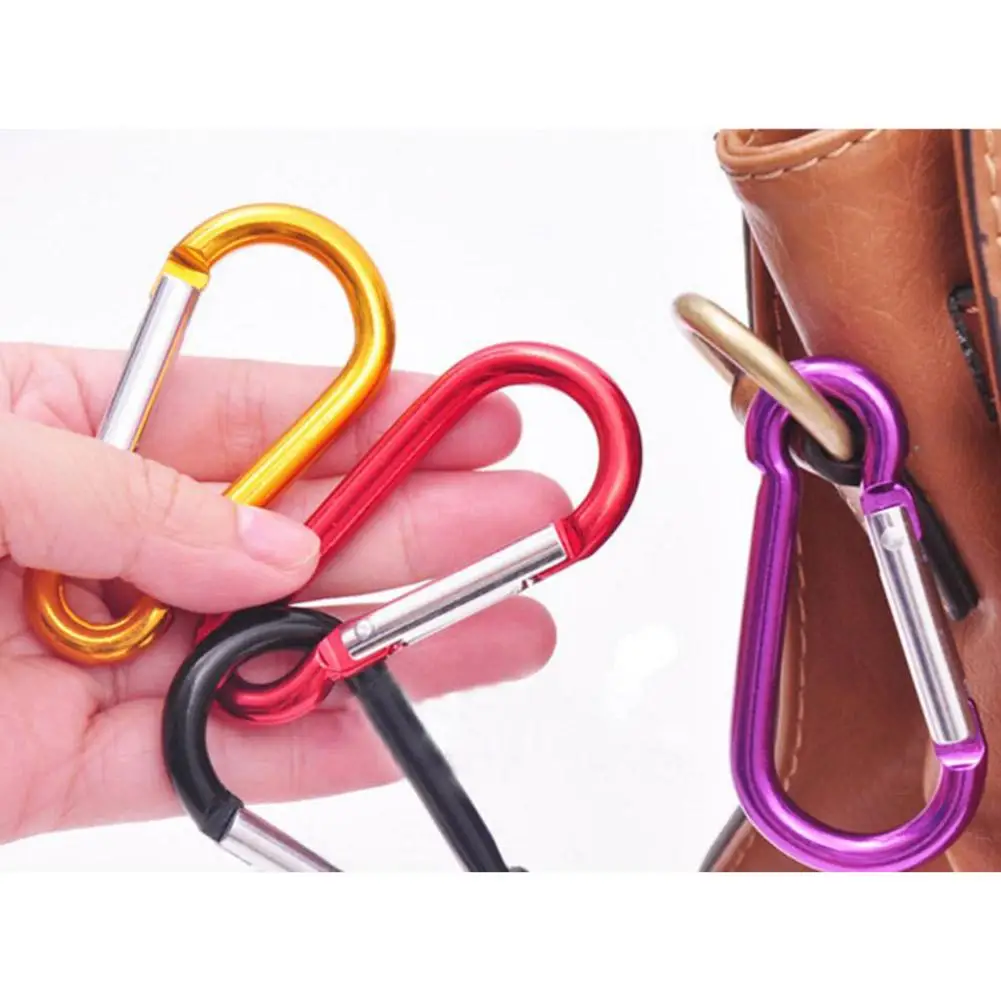 

20PCS High Quality Aluminum Alloy Carabiner Outdoor Hanging Buckle Water Bottle Buckle Bag Buckle
