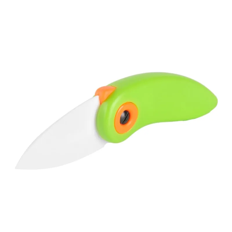 Fashion Cute Bird Shape Ceramic Kitchen Pocket Knife Kitchenware Tools For Cut Fruit Sharp Gift Mini Knives 4 Color Choice