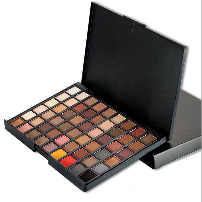 54 Color Eyeshadow Palette Silky Powder Professional Nature Shimmer Make up Pallete Smoky Warm Matte Shining Eye Shadow P1 |