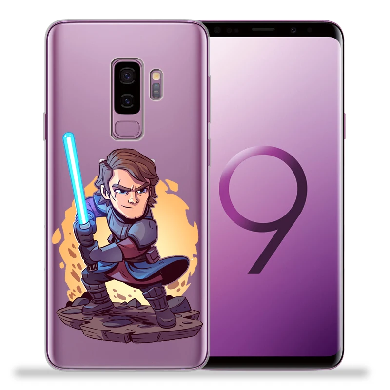 Звездные войны для крышки samsung Galaxy S9 S8 S10 плюс S7 S6 край S10 Lite Примечание 8 9 Дарт Вейдер R2-D2 йода Мягкая Обложка Etui - Цвет: 16